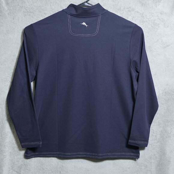 New England Patriots Tommy Bahama Pullover Mens 2XL Blue NFL Football 1/4 Zip - Picture 4 of 11